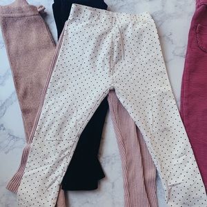 Bundle of Zara Baby Girl Leggings
